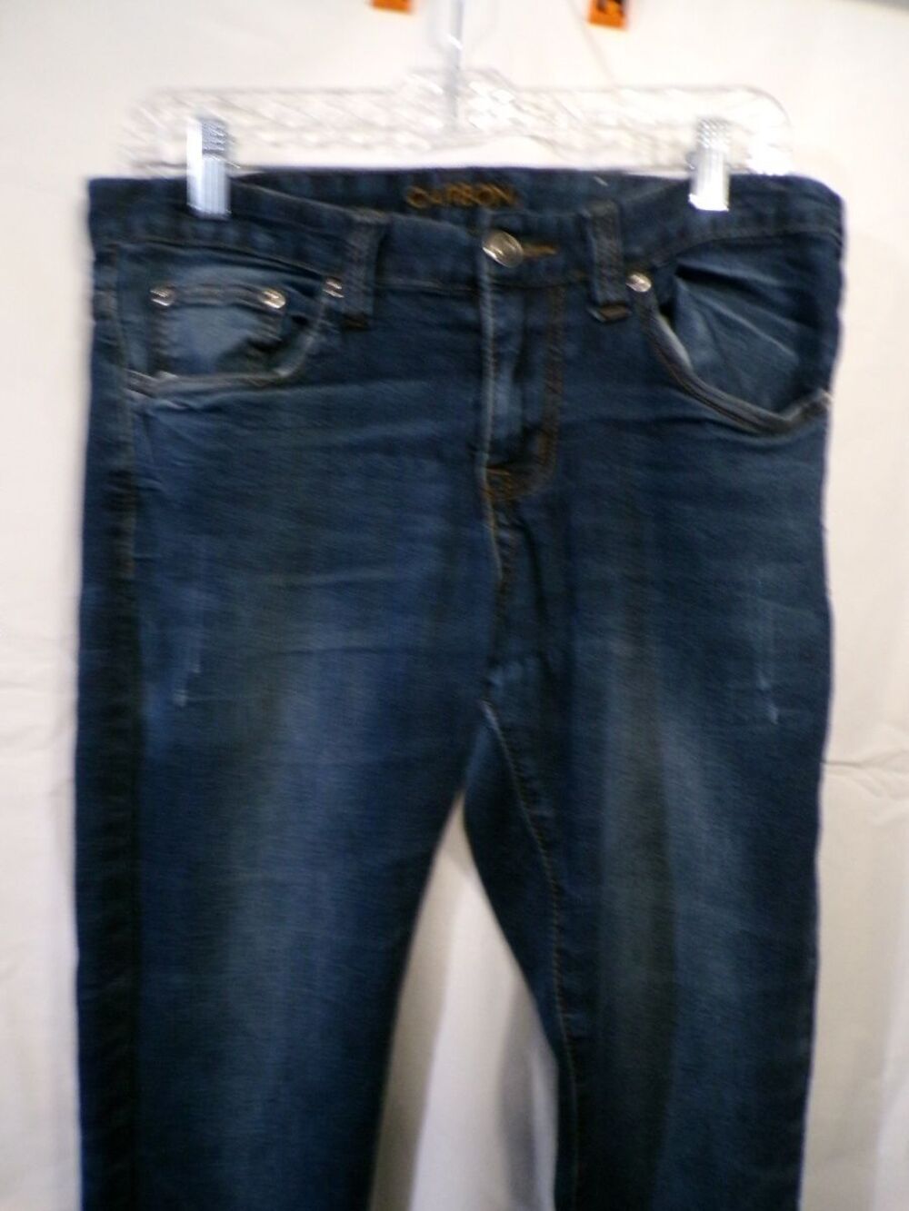 Carbon Super Skinny Men's Jeans 30x30 Dark Blue Skinny Denim - Picture 2 of 8